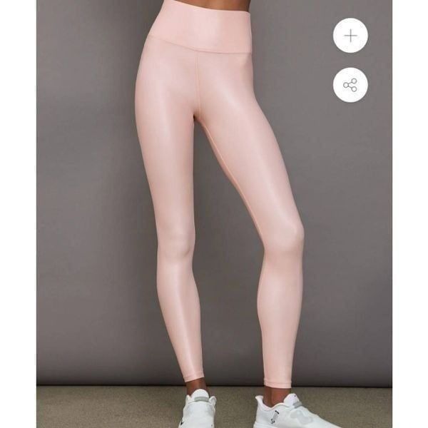 Takara carbon 38 high rise women's activewear beige tan shimmer basics M