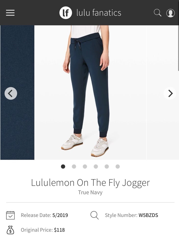 Lululemon On The Fly Jogger