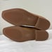 Mona Flying Womens Leather Penny Loafers Blue/Brown Low Heel Slip Ons Sz 10