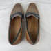Mona Flying Womens Leather Penny Loafers Blue/Brown Low Heel Slip Ons Sz 10