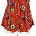 Torrid Boho Burnt Orange Floral Gauze Smocked Halter Top