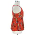 Torrid Boho Burnt Orange Floral Gauze Smocked Halter Top