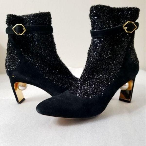 Authentic Nicholas kirkwood lola pearl sock booties in size 39