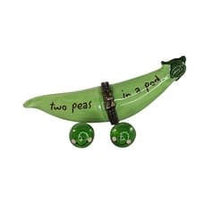 Vintage Midwest Of Cannon Falls Two Peas In A Pod Trinket Box Smiling Peas
