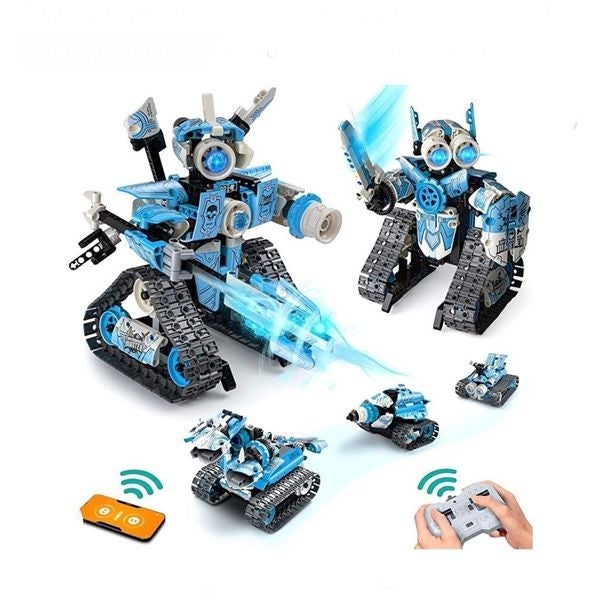 Coplus 5 in 1 STEM Robot Building Kit Bluetooth Mechanical Master