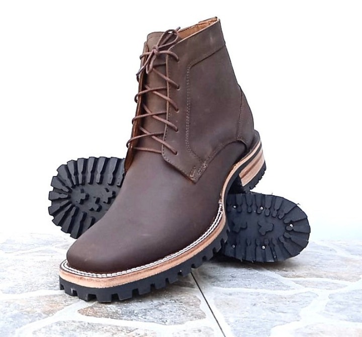 handmade leather boots, men's boots, motorcycle boots, work boots, hiking boots