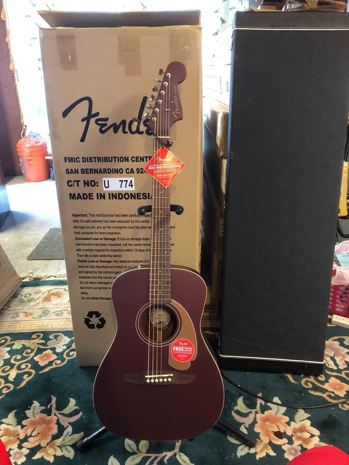 Fender Malibu Player guitar