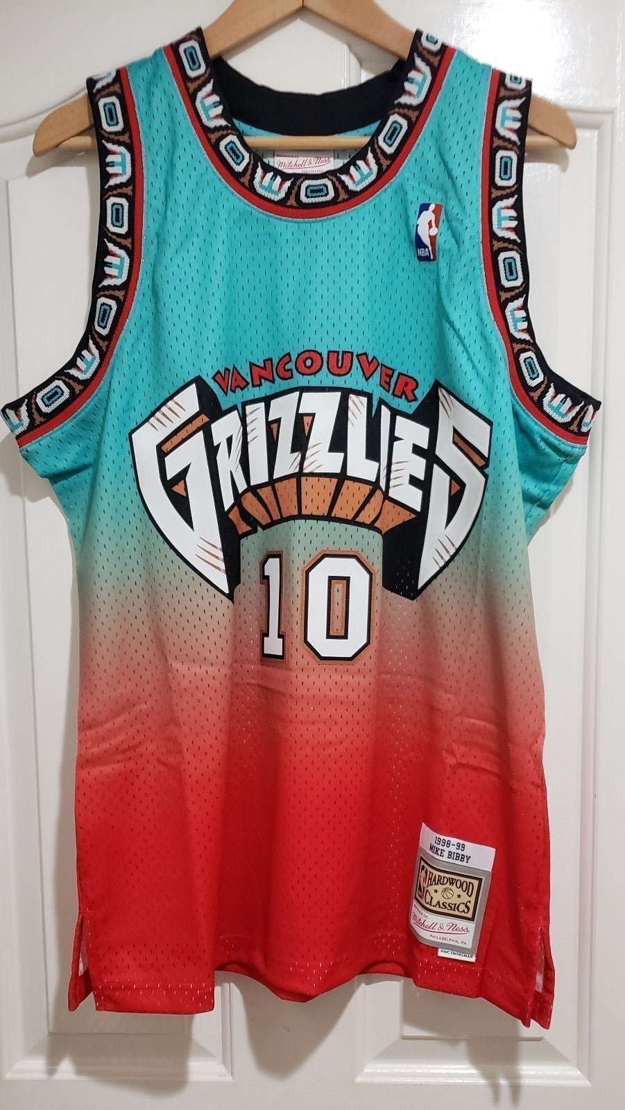 Vancouver Grizzlies 98-99 Mike Bibby Mitchell & Ness NBA HWC Swingman Jersey