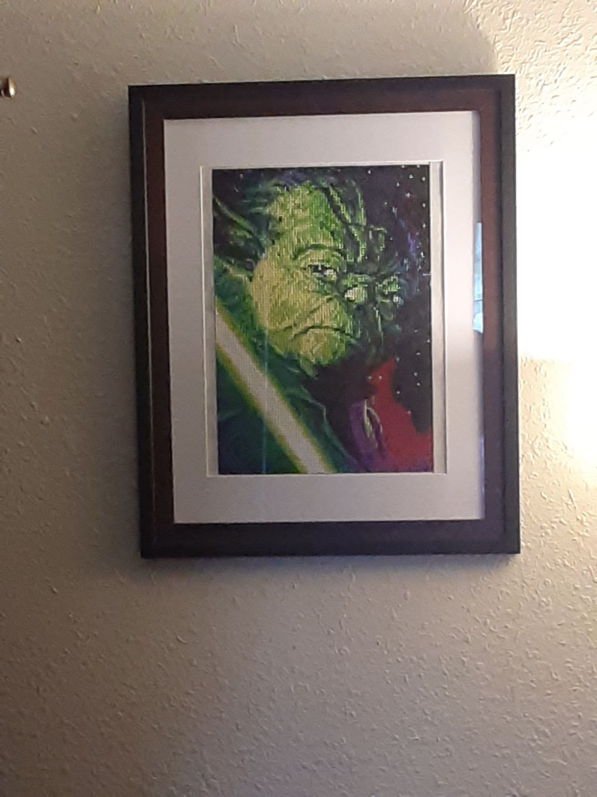 Yoda - Framed Diamond Art