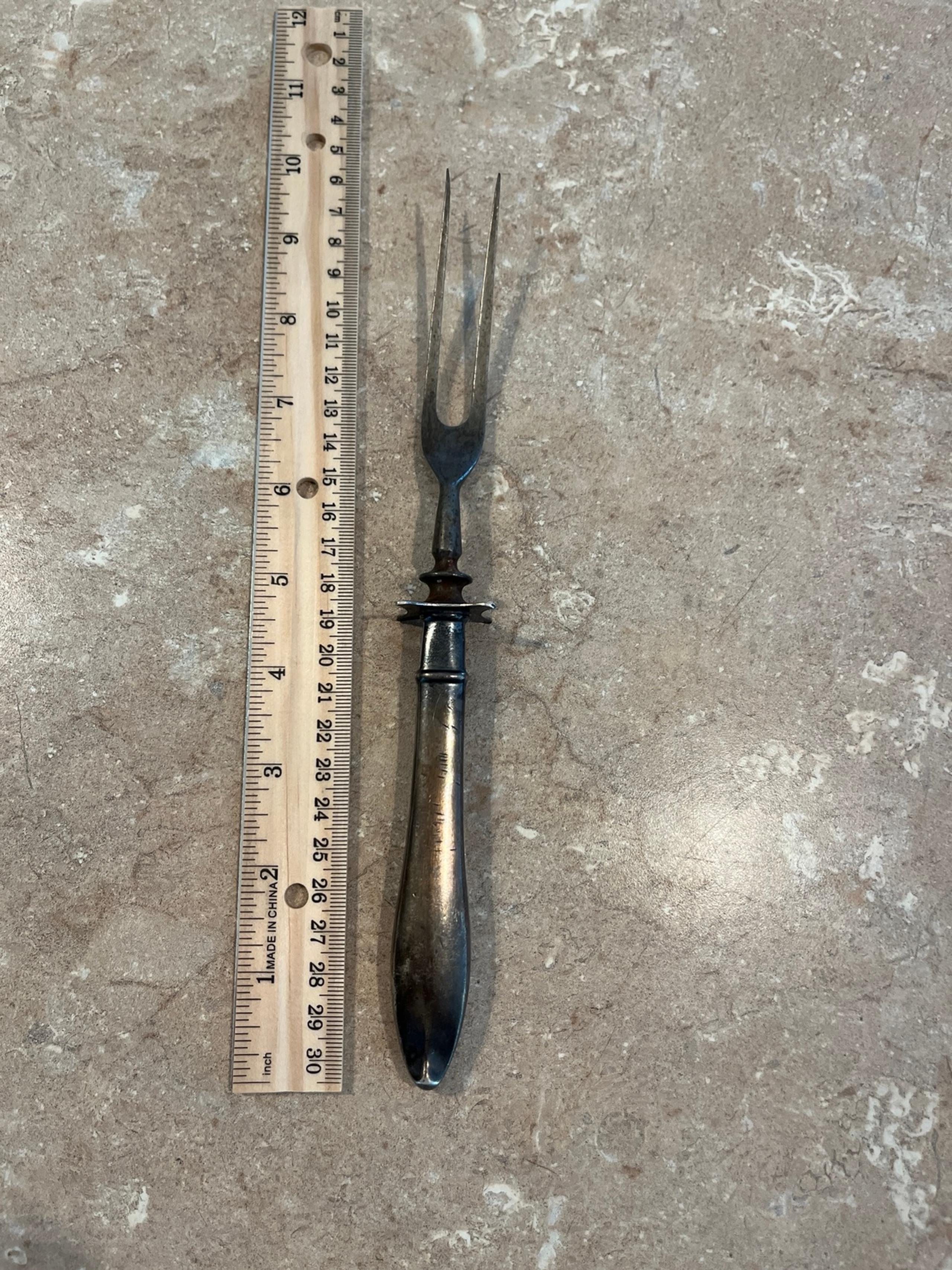 Vintage Gotham Sterling Silver Cold Meat Fork