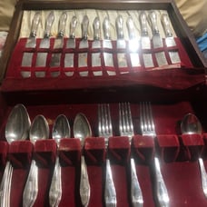 Community Silverplate serving set 54 pieces