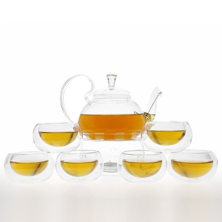 Borosilicate Blooming Teapot Glass Set