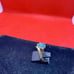 14k Yellow Gold 1 ct Pear Shape Blue Topaz Ring - Size 6.75