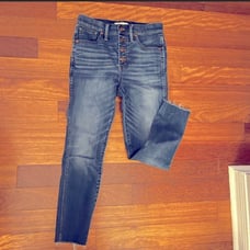10 high rise crop skinny jeans Madewel