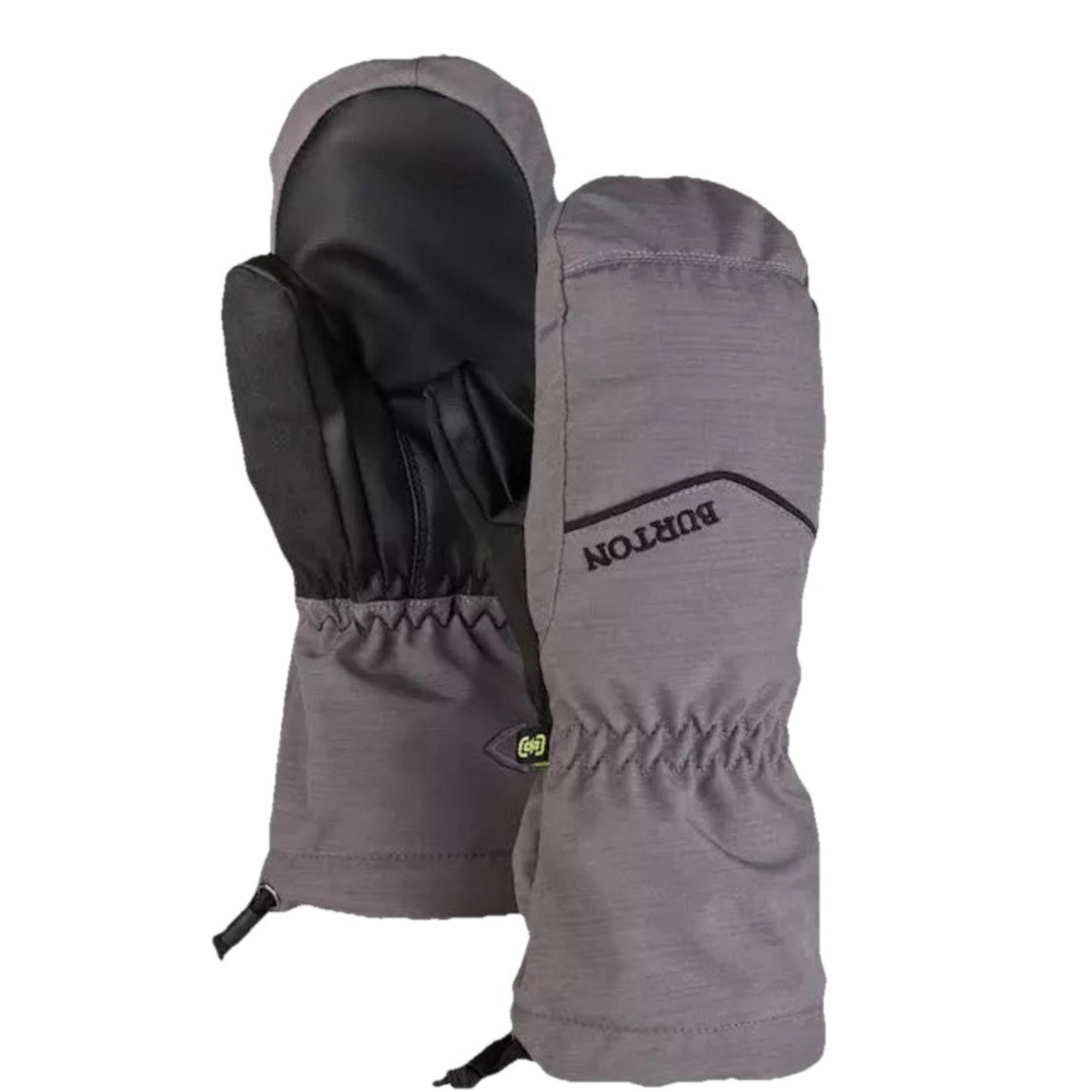 Burton Kids' Profile Snowboard & Ski Waterproof Mittens Gray Bog Heather Small