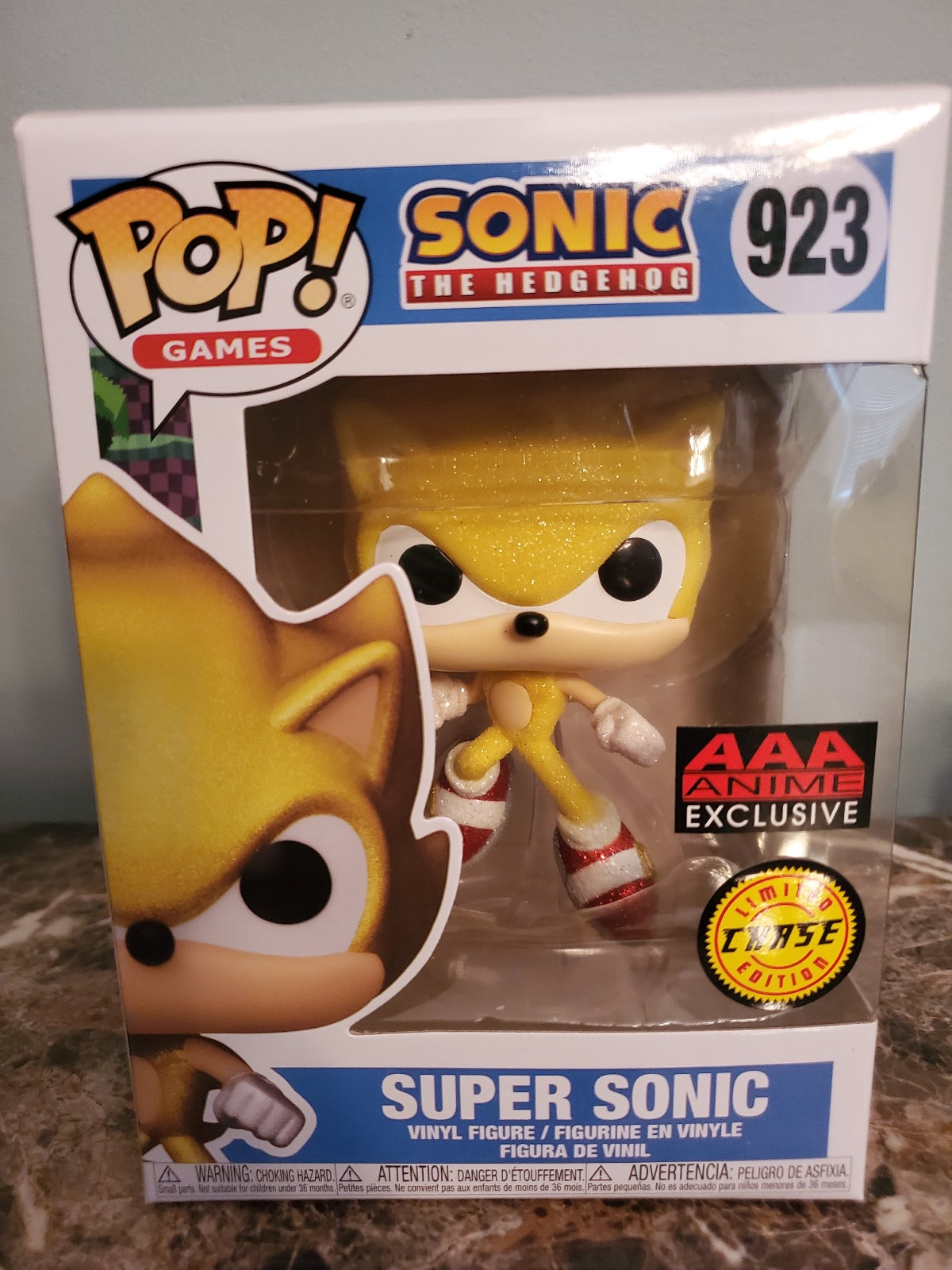 Funko Pop super sonic diamond