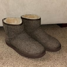 UGG AUSTRALIA CLASSIC MINI TWEED BOOT