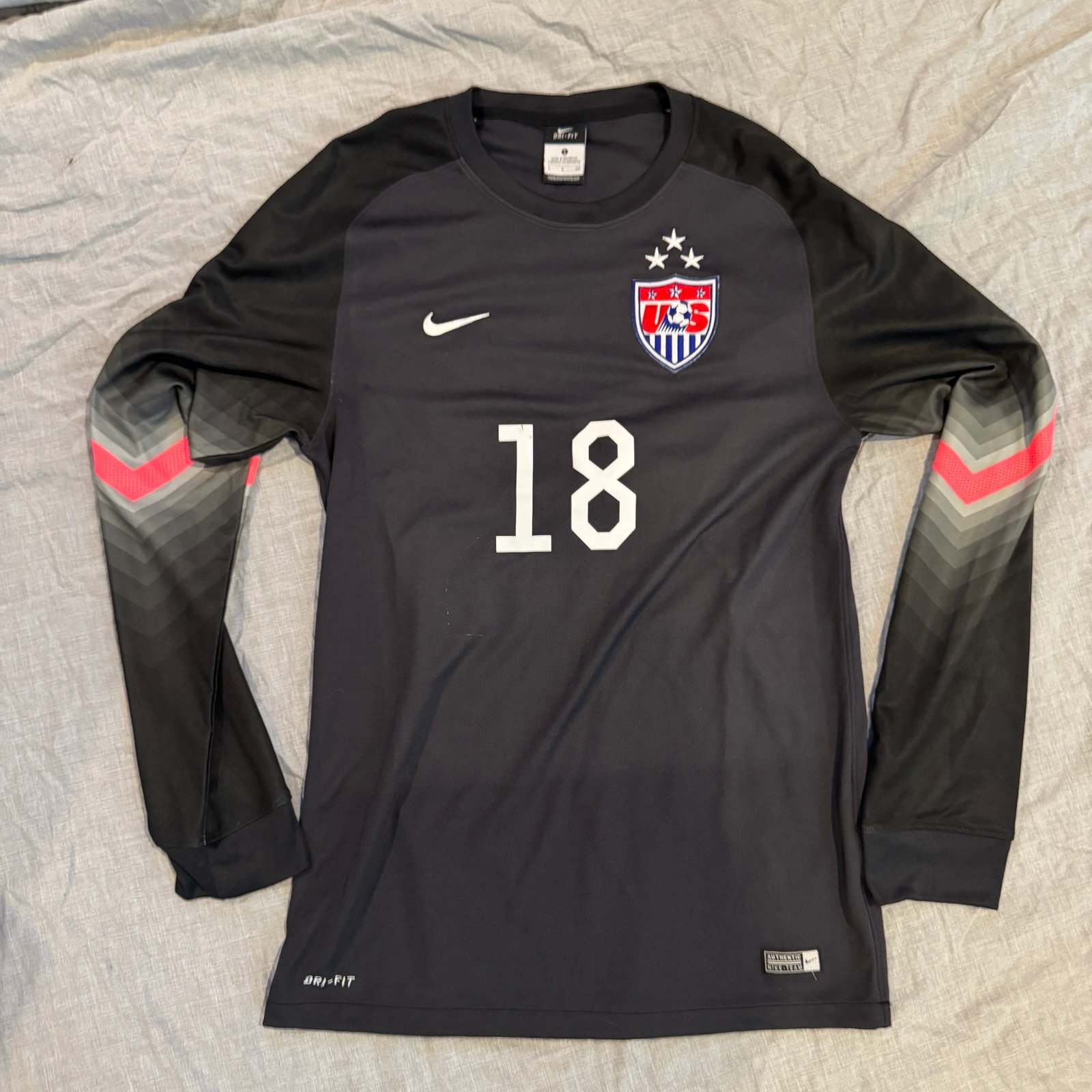 Rare Nike USWNT Ashlyn Harris World Cup Goalkeeper Jersey