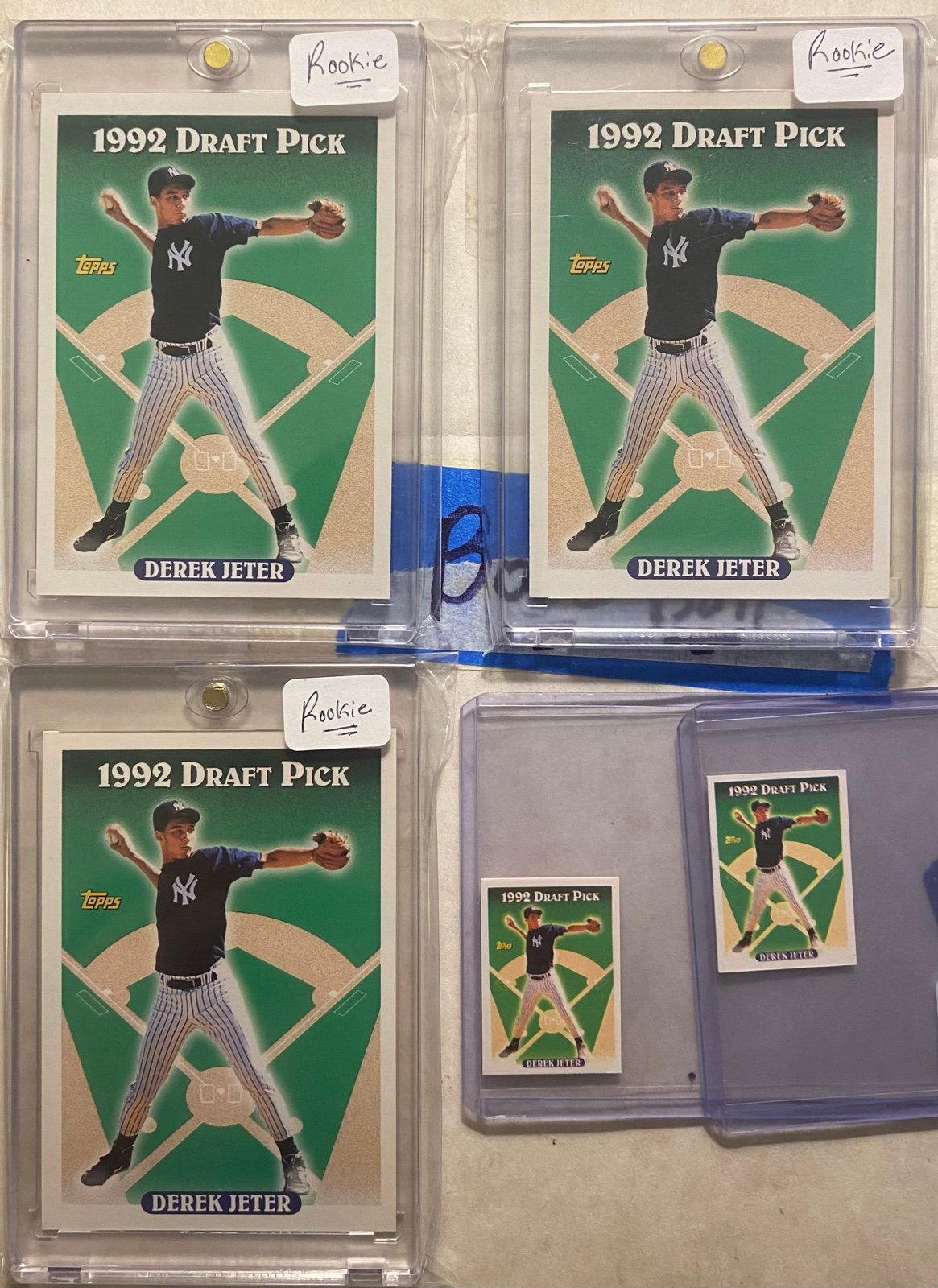 Derek Jeter Rookie and Insert Baseball Card Lot (Free Shipping)