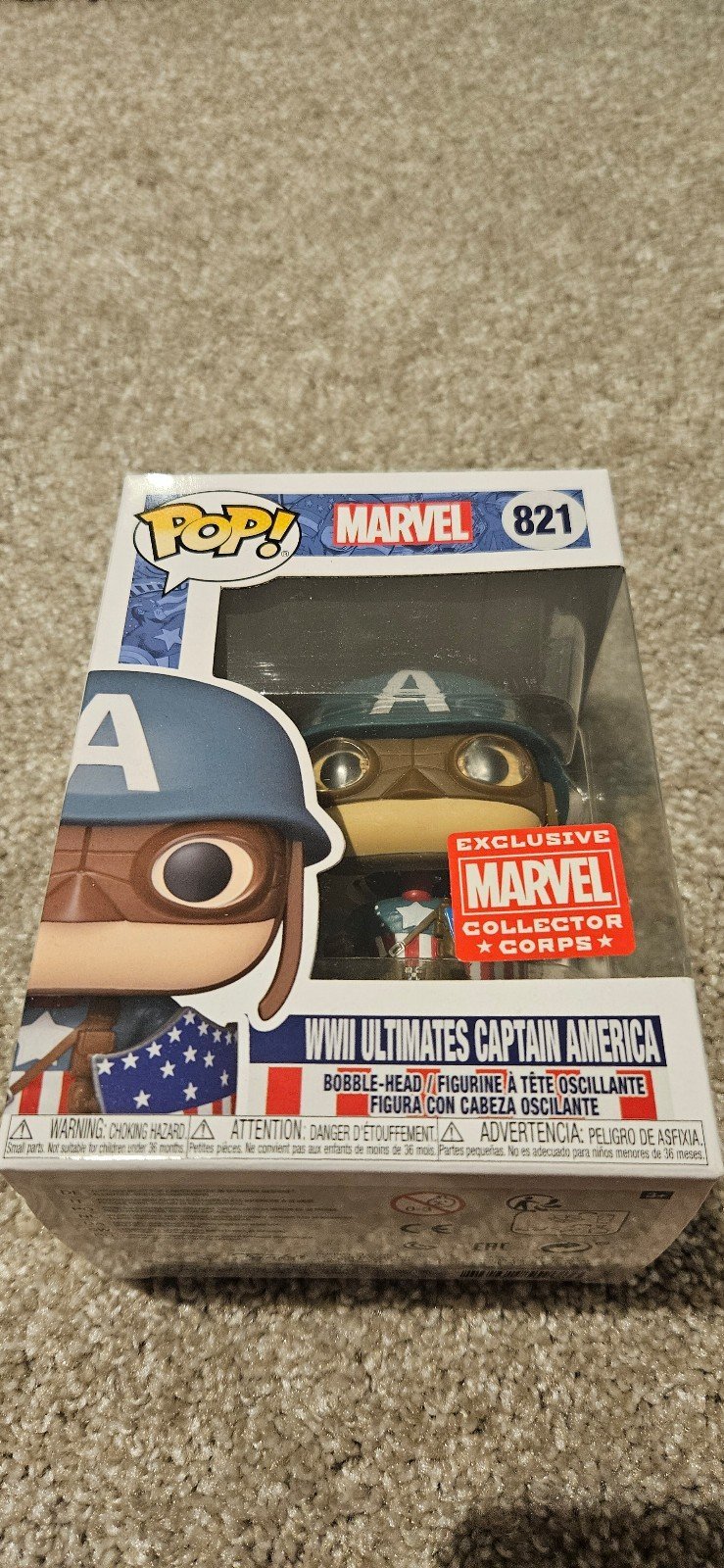 WWII Ultimates Captian America Funko Pop