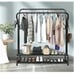 Heavy Duty Clothing Garment Rack Sturdy Clothes Organizer Double Rails Hanger