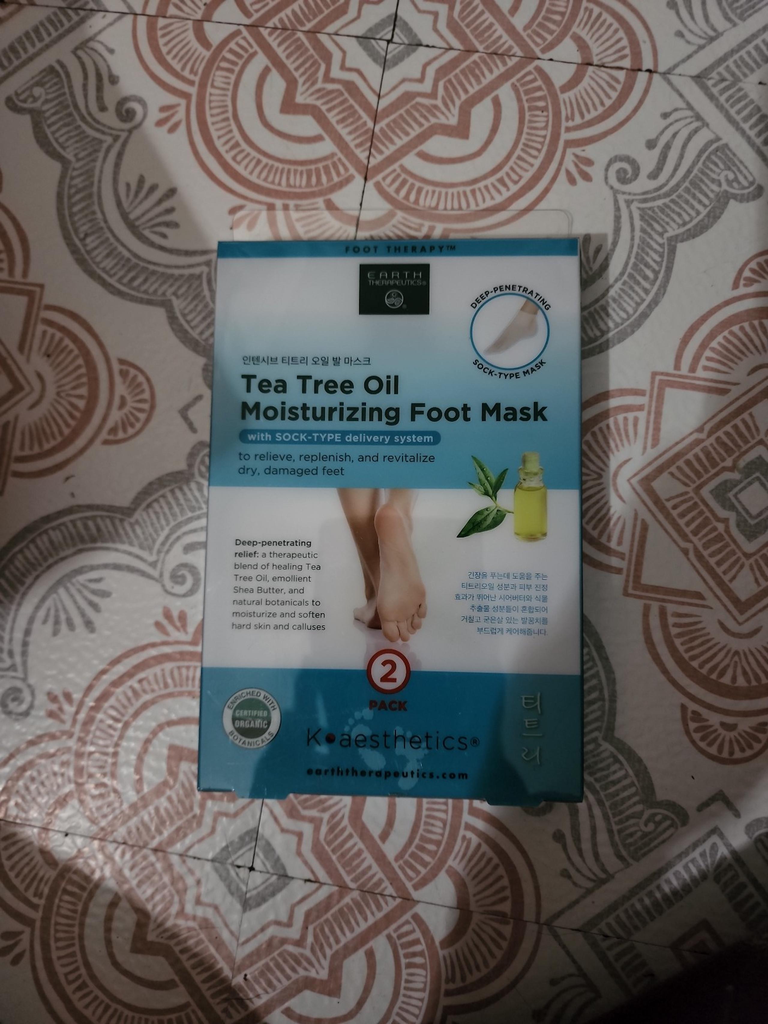 Tea tree oil moisturizing foot mask