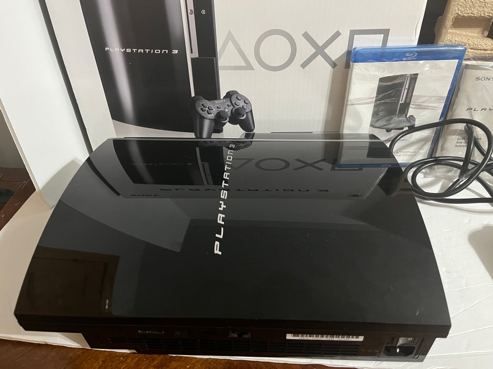 PlayStation 3 PS3 Fat System Console Black 80GB CECHK01