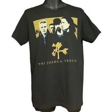 U2 The Joshua Tree Black Yellow White Blue T-Shirt Men’s Medium