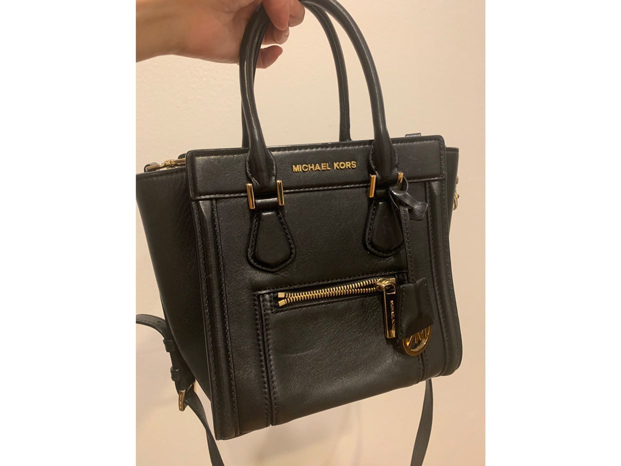 Coach shoulder bag Black Leather