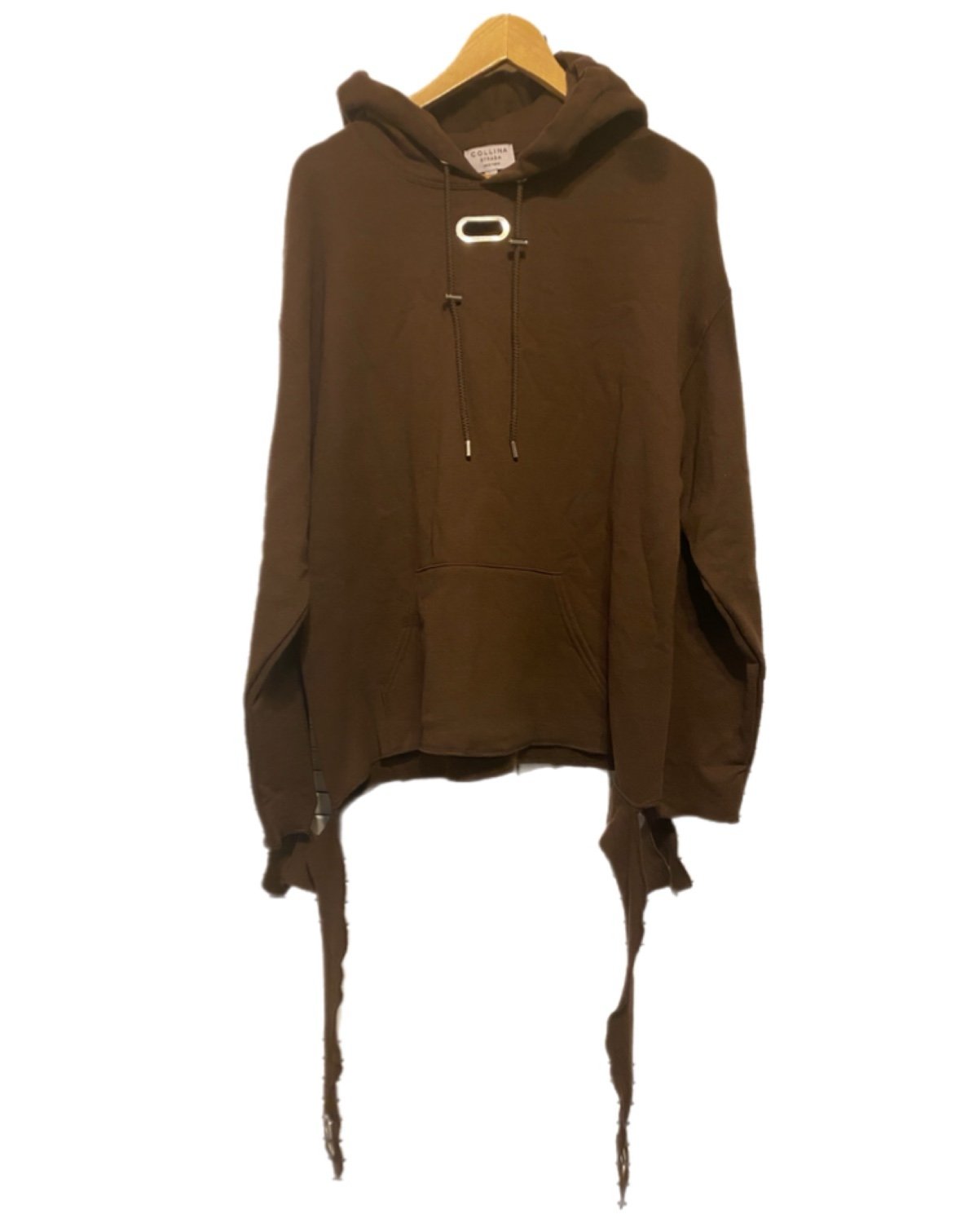 Chocolate Brown Pullover Fashion Hoodie Collina Strada