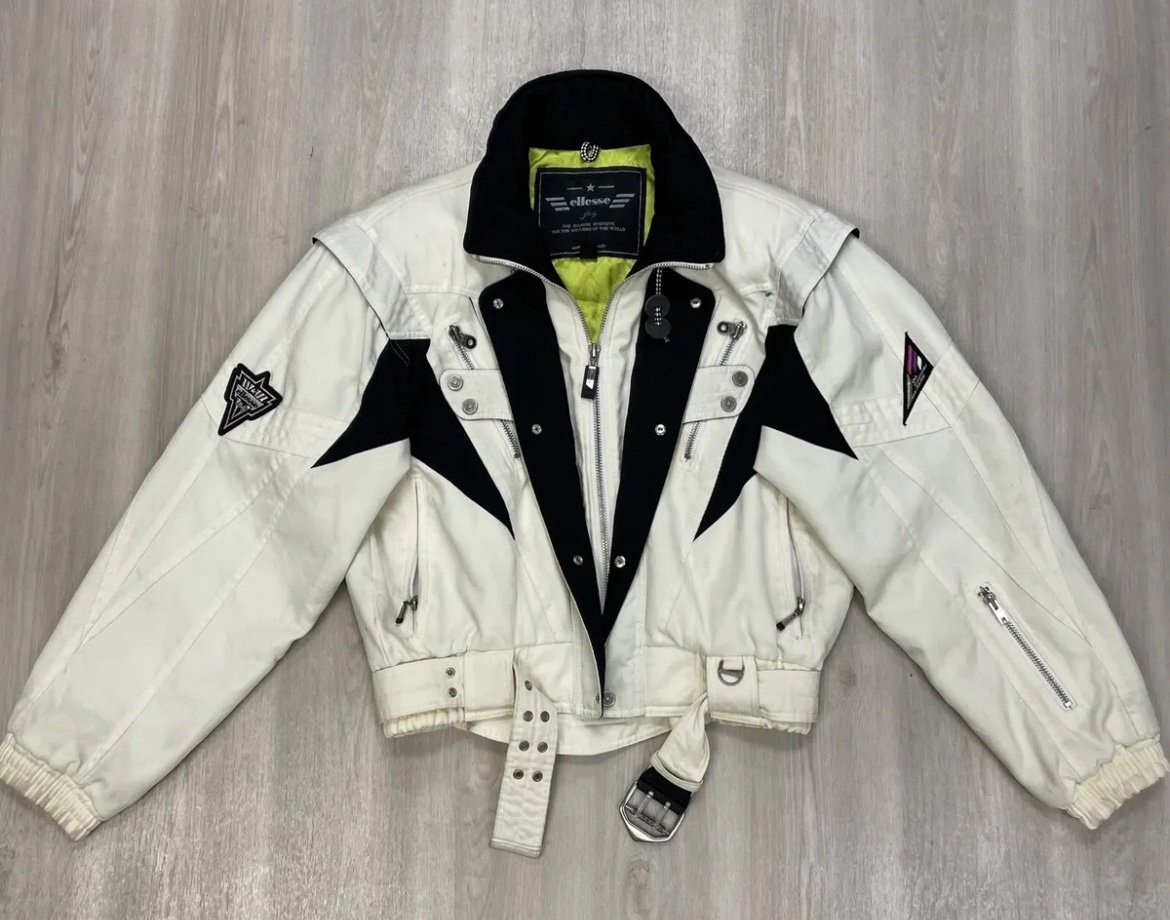 Vintage 90s Ellesse x Goldwin JAPAN EXPORT Italy Ski Racing Jacket Womens Large