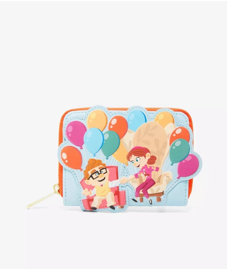 Loungefly Disney Pixar Up Carl & Ellie Balloons Small Zip Wallet NWT