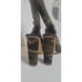 Cape Robbin, Size 8 Camo and Floral Embroidered 4 in High Heel Open Toe Boots