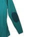 L.L. Bean Merino Wool Henley Pullover Top Size XS Regular Green Elbow Patches