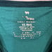 L.L. Bean Merino Wool Henley Pullover Top Size XS Regular Green Elbow Patches