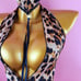 6pack Leopard Lace-up Costume Set