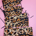 6pack Leopard Lace-up Costume Set