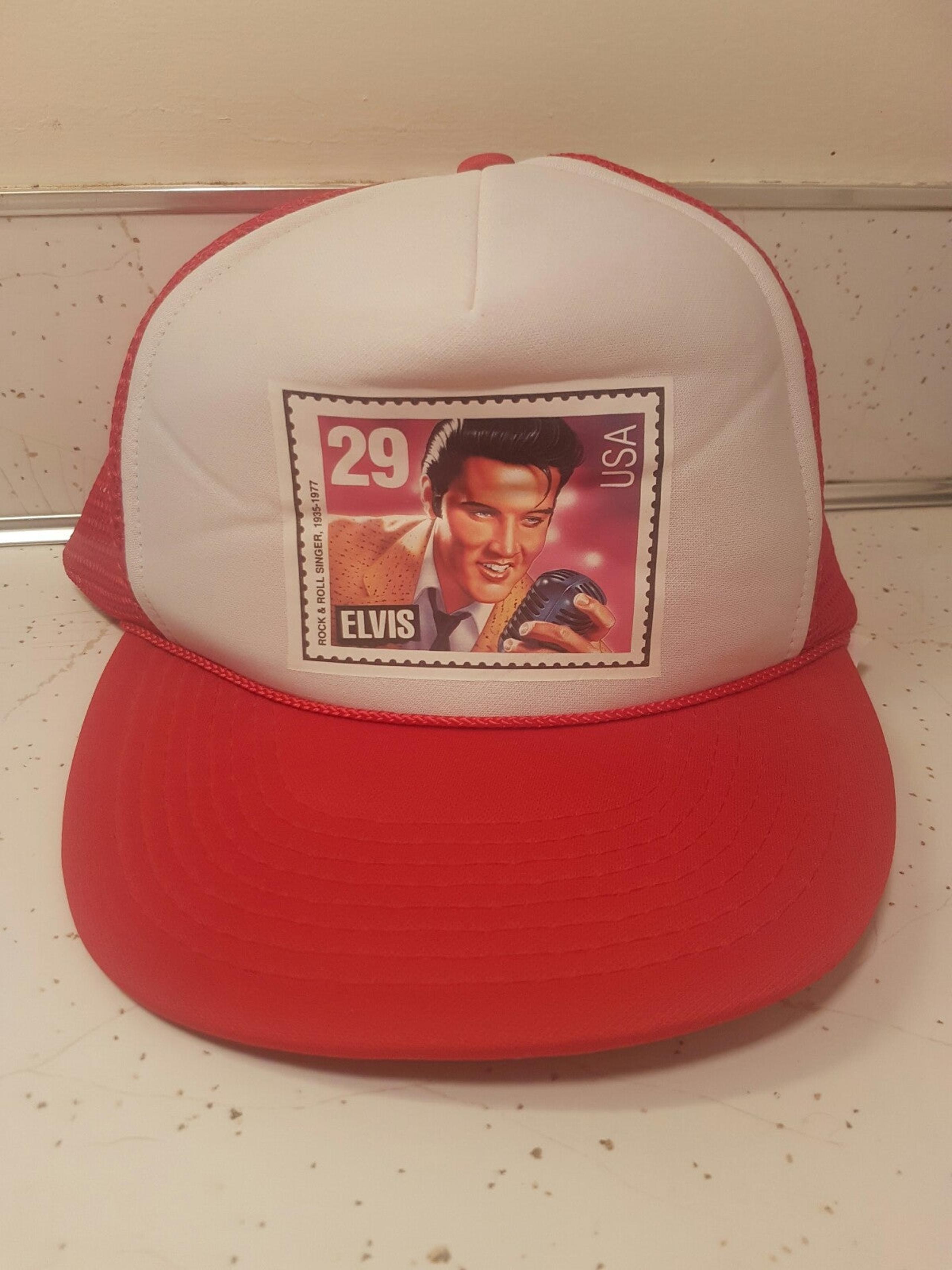 Vintage Elvis 29 Cent Stamp Snapback Hat