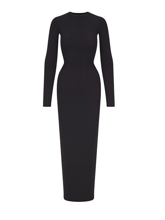 Skims Long Sleeve Maxi Dress - Size Small - NWOT