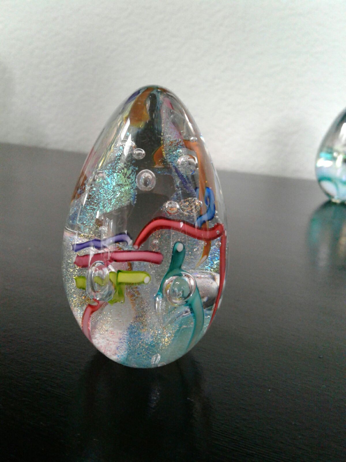 Glass Eye Studio festival paperweight