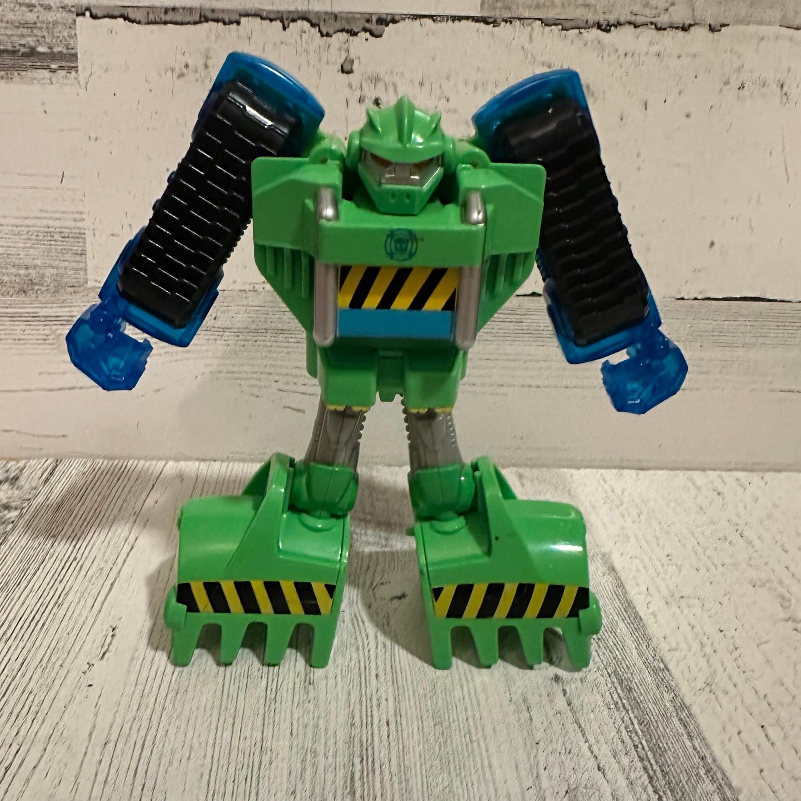 TOMY Transformers Rescue Bots Heroes ENERGIZE GREEN BOULDER ACTION FIGURE TOY
