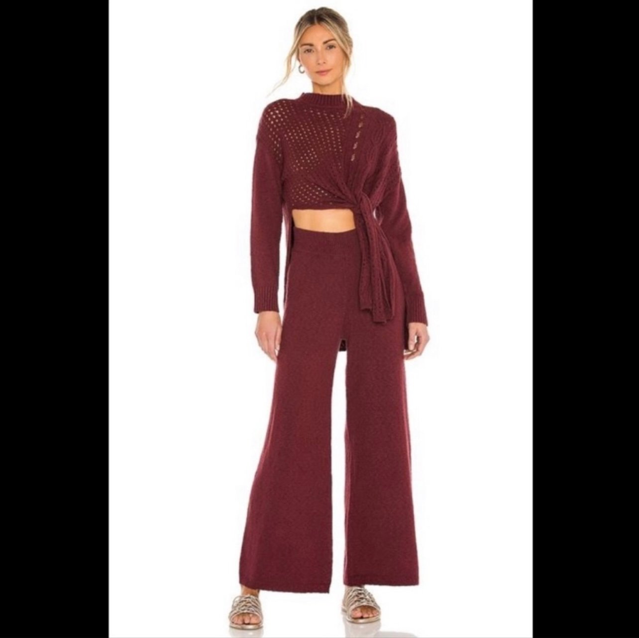 Free people harper sweater set
