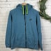 NIKE AW77 Men's Full Zip Bluish Hoodie Sweatshirt size large