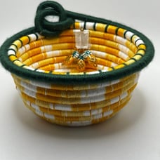 COILED BASKET: Pineapple Welcome Home