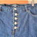MODCLOTH high waisted flare Jeans button fly stretch Women's SIZE 16W