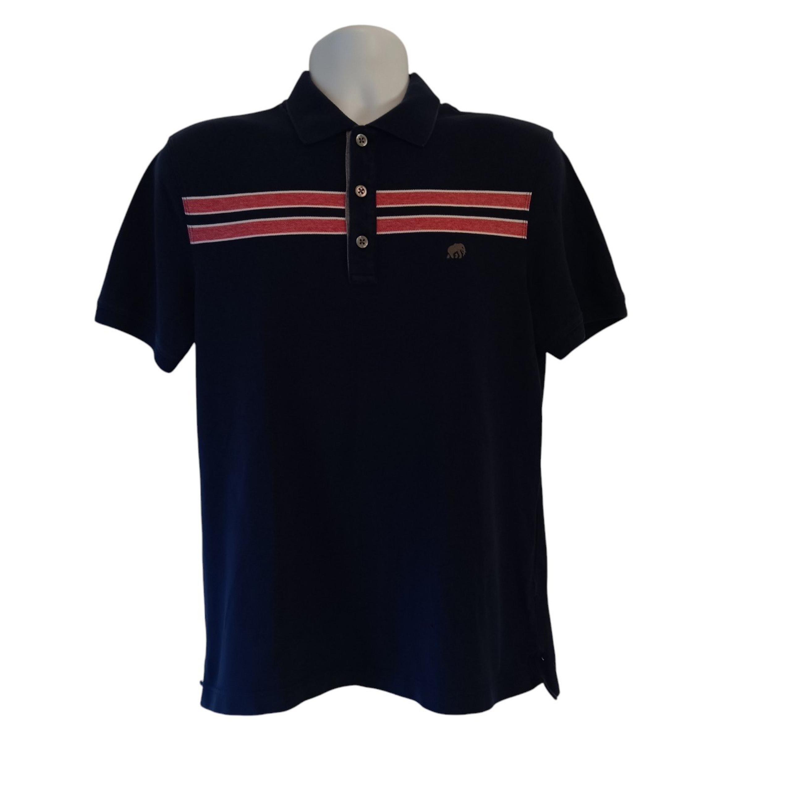 Banana Republic boy's navy blue short-sleeve golf polo shirt size M