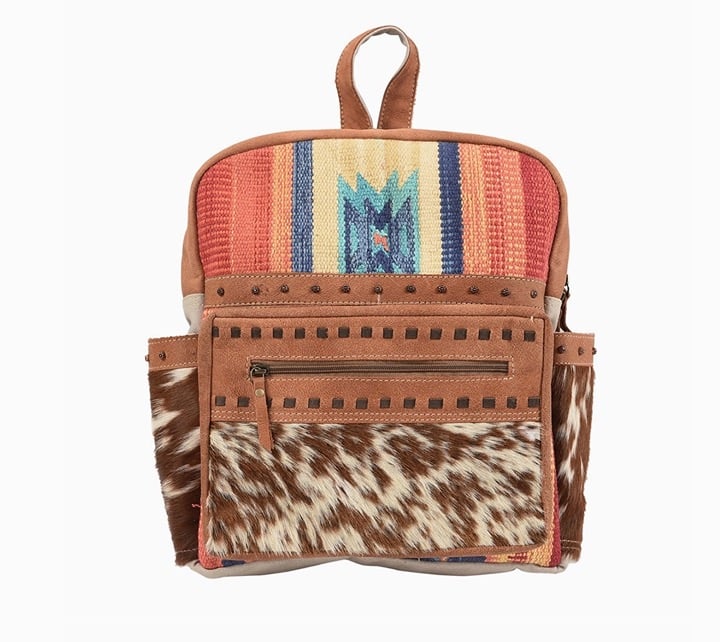 Upcycled Canvas Ladies Backpack