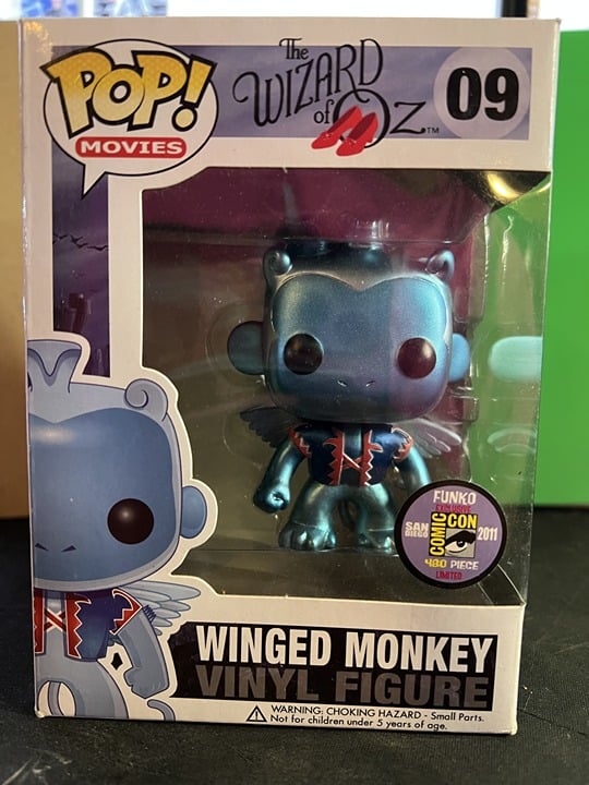 Funko Pop - Wizard of Oz Metallic Winged Monkey - SDCC 2011 LE480