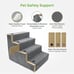 4 tier dog steps
