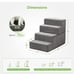 4 tier dog steps